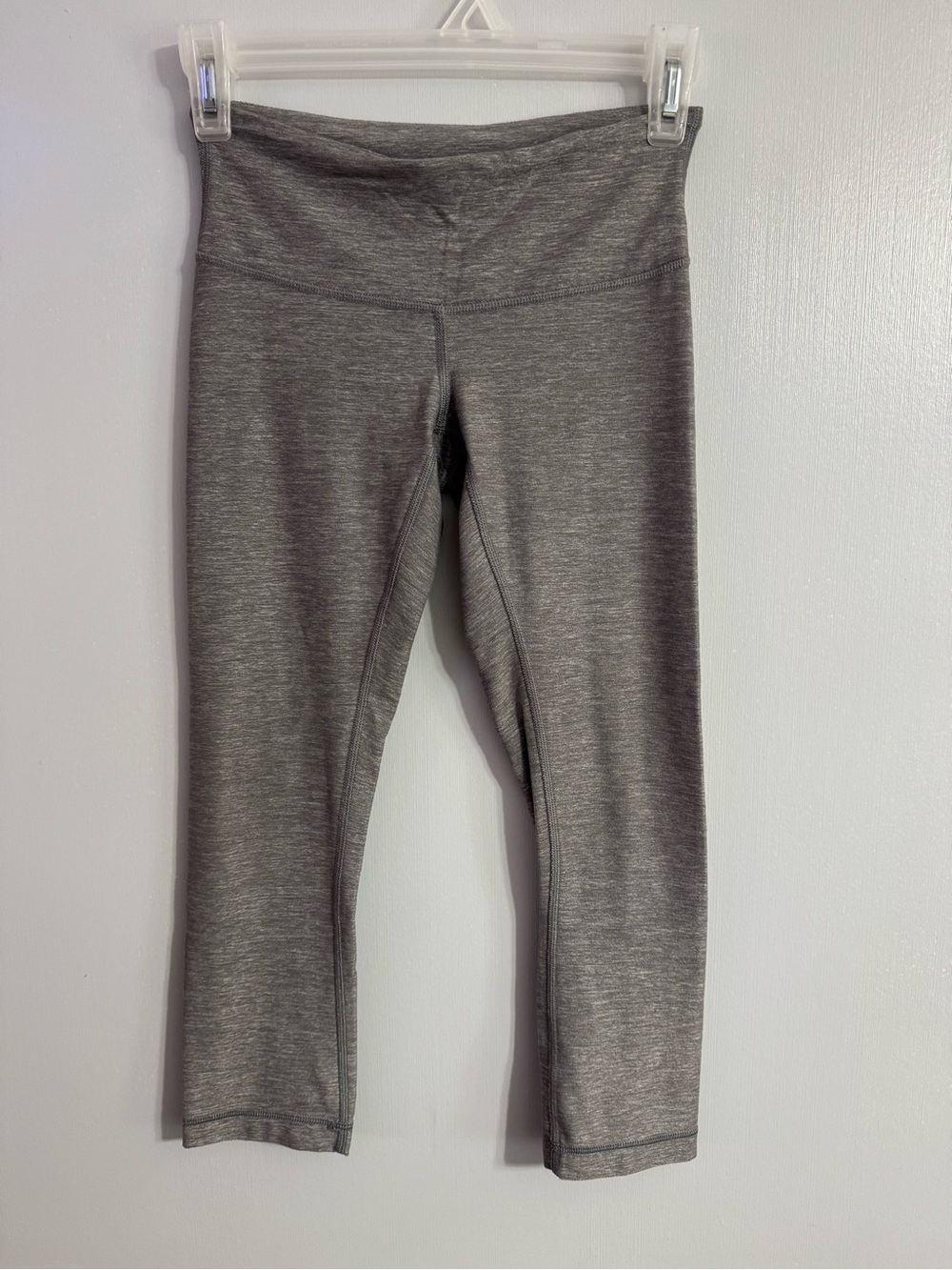 Lululemon Athletica Heathered Gray Pilates Leggings Size 2